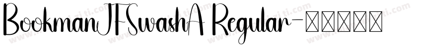 BookmanJFSwashA Regular字体转换